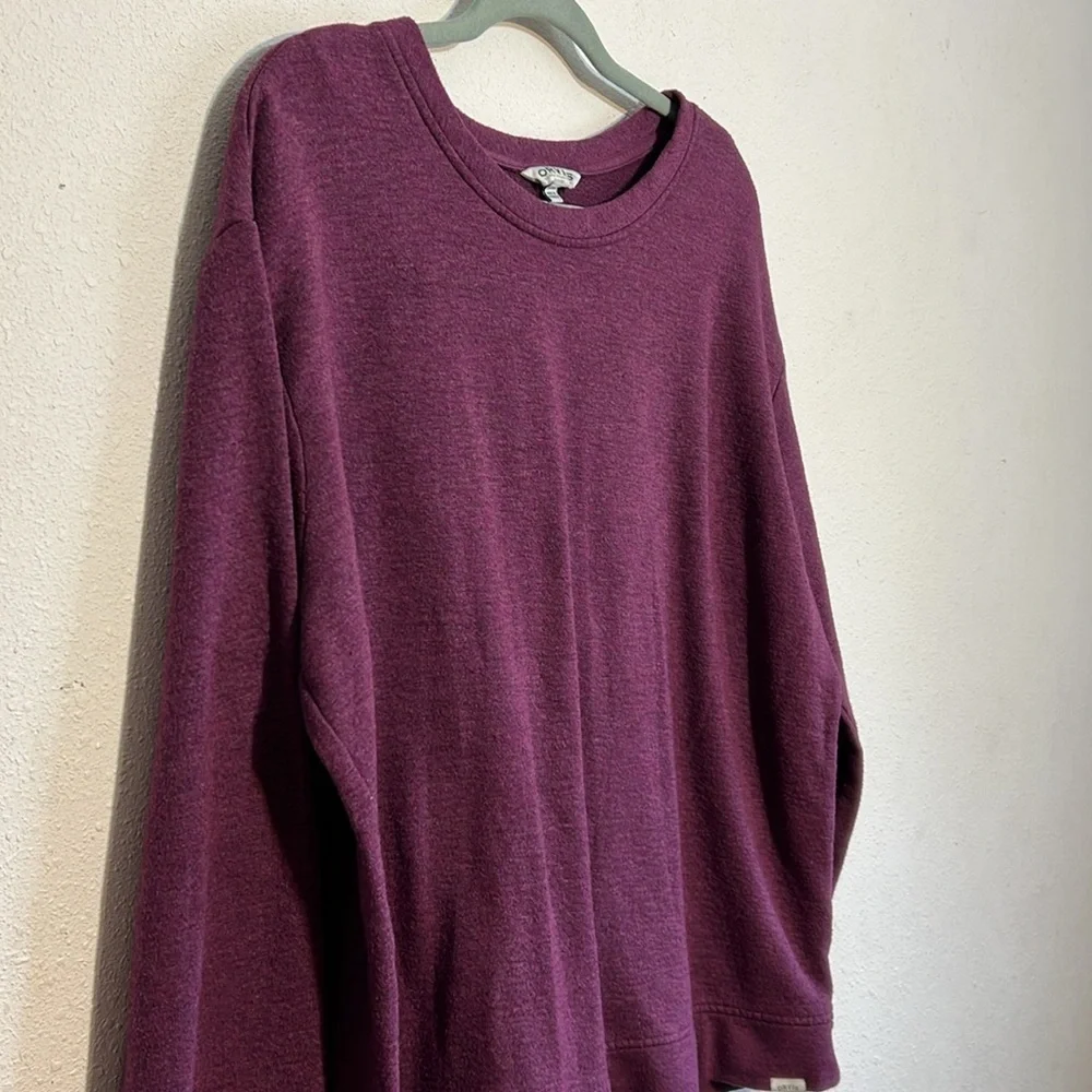 Orvis Men’s Maroon Winter Pullover Sweater size XL